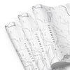 Yosemite National Park Line Map Wrapping Paper