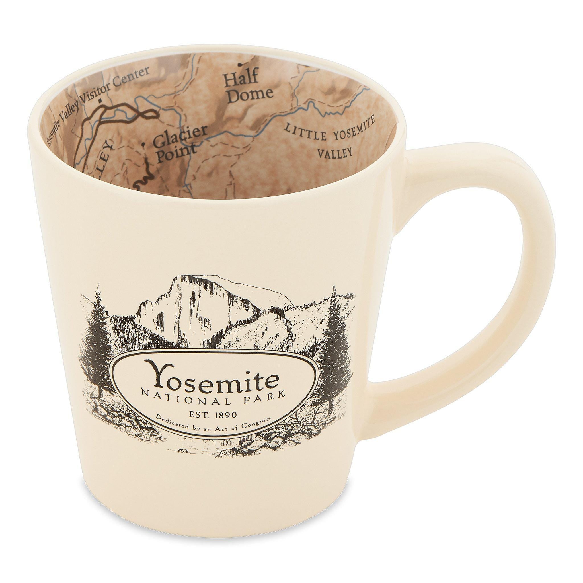Inside Out Yosemite Map Mug