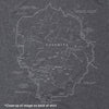 Yosemite National Park Map Unisex Short-Sleeve Tee