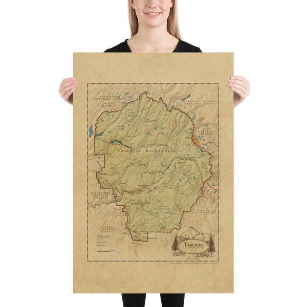 Yosemite National Park Poster