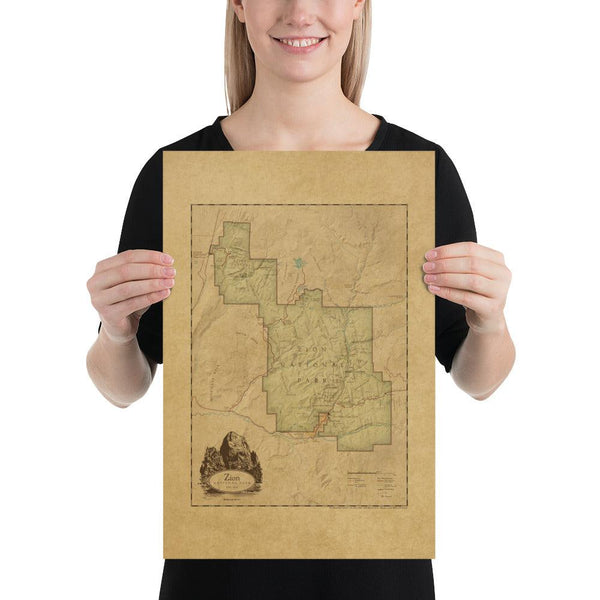 Zion National Park Poster