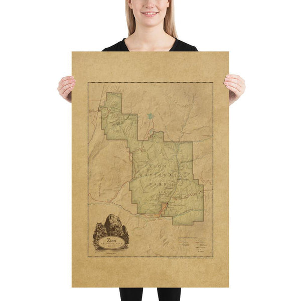 Zion National Park Poster