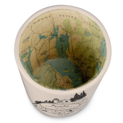Acadia National Park Vintage Map Shot Glass