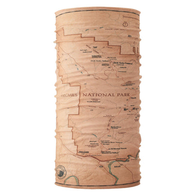 Canyonlands and Arches Vintage Map Bana - McGovern & Company
