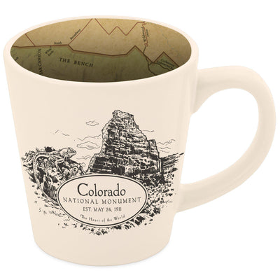 Colorado National Monument Map Mug