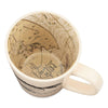 Death Valley Map Inside Out Latte Mug - McGovern & Company