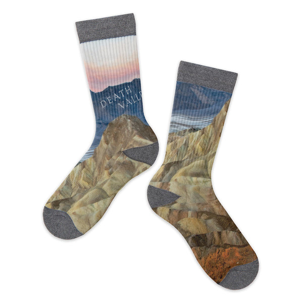 Death Valley Zabriskie Point Photo Socks - McGovern & Company