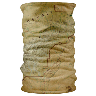 Denali National Park Map Sweater Bana - McGovern Outdoor