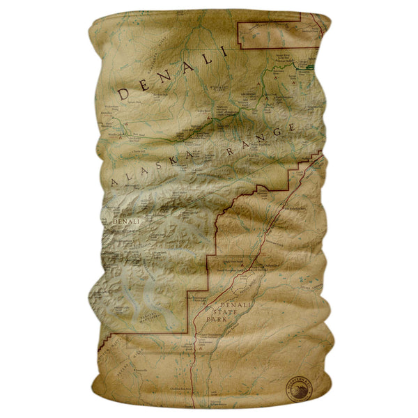 Denali National Park Map Sweater Bana - McGovern Outdoor
