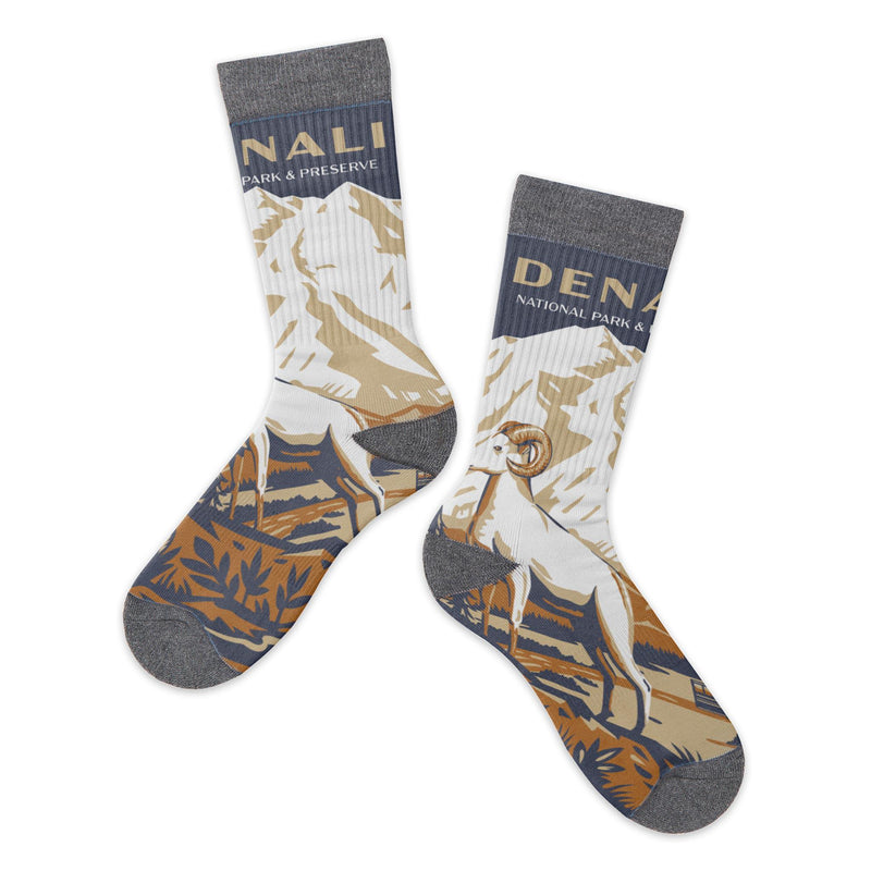 Denali National Park WPA Socks