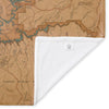 Glen Canyon Map Blanket