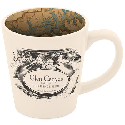 Glen Canyon Vintage Map Mug