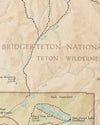 Grand Teton National Park Map Plush Blanket - McGovern & Company