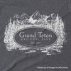 Grand Teton National Park Short-Sleeve Unisex T-Shirt with Map and Cartouche - McGovern & Company