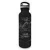 Lake Powell Line Map Insulated Water Bottle