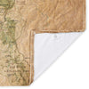 Redwood National Park Map Plush Blanket - McGovern & Company