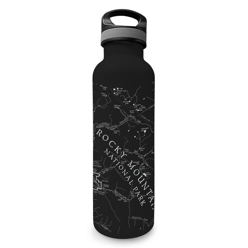 Protect Parks Black Metal Water Bottle - Shop Americas National Parks