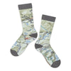 Rocky Mountain National Park Map Socks - McGovern & Company