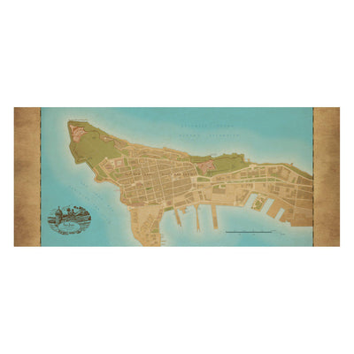 San Juan Puerto Rico Map Scarf - McGovern & Company