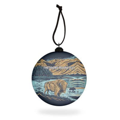 Theodore Roosevelt National Park WPA Flat-Globe Ornament