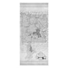 Yellowstone Map Scarf - Bluish Grey and White - McGovern & Company