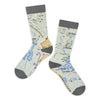 Yellowstone National Park Map Socks - McGovern & Company