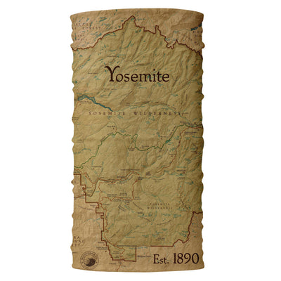 Yosemite National Park Map Bana