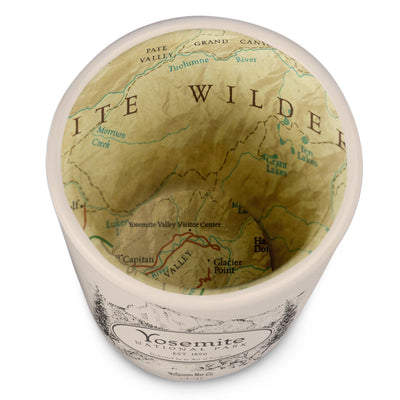 Yosemite National Park Map Shot Glass