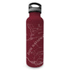 Zion National Park Map Insulated Water Bottle