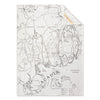 Acadia National Park Map Towel